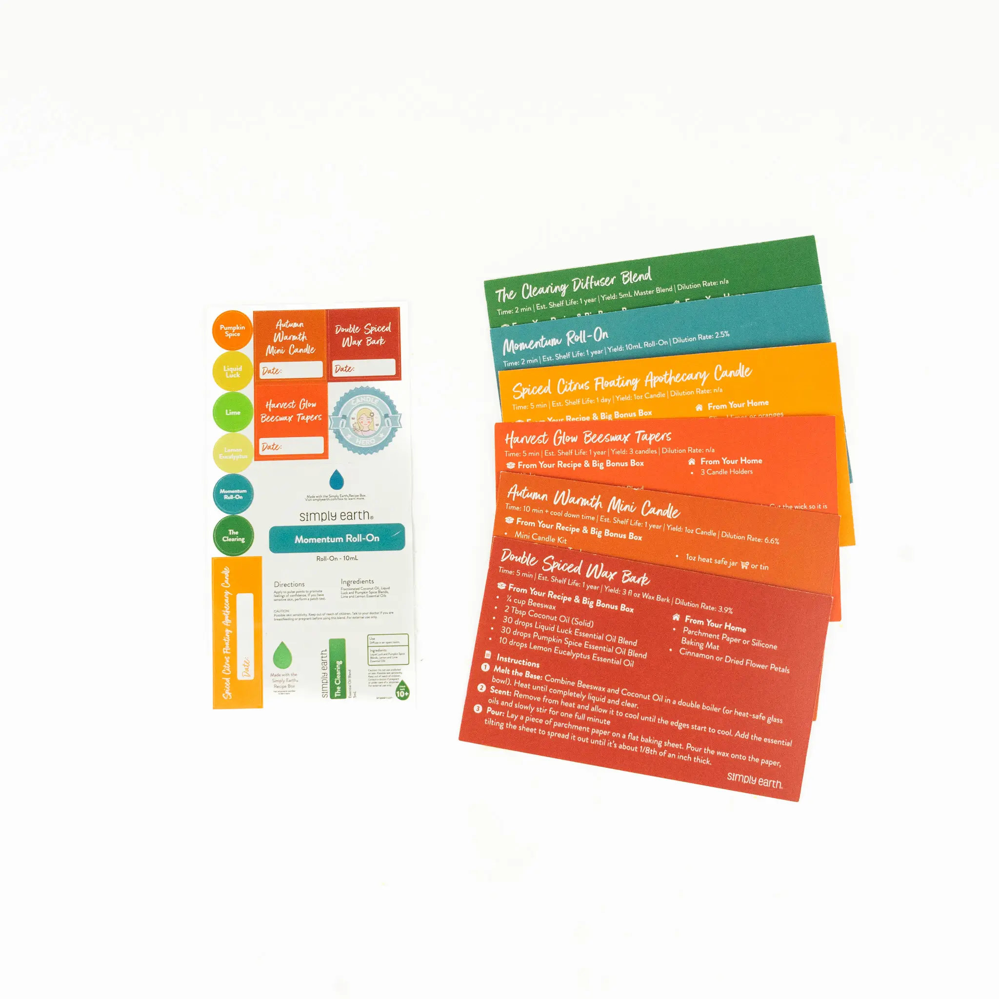 Recipe cards